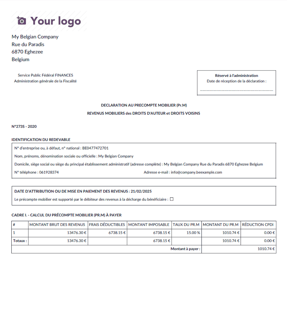 273S PDF vállalati információ.