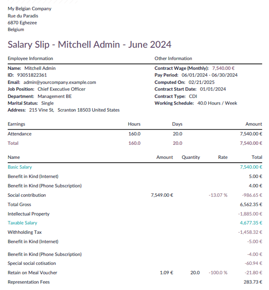 Szellemi Tulajdon Bérjegyzék 1.