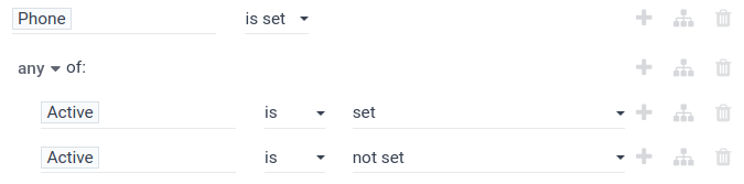 Használja az Aktív mezőt az aktív státusz jelentésbe való bevonásához.