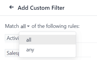 Példa a lejárt tevékenységek értesítésére egy érdeklődő csevegésében.