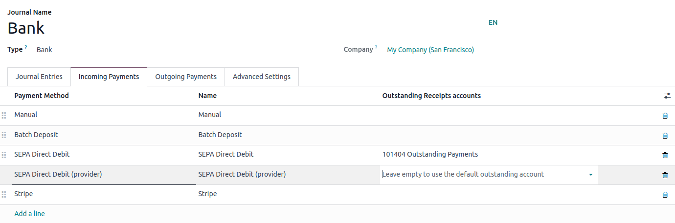 Határozzon meg egy függőben lévő számlát egy fizetési szolgáltatóhoz.
