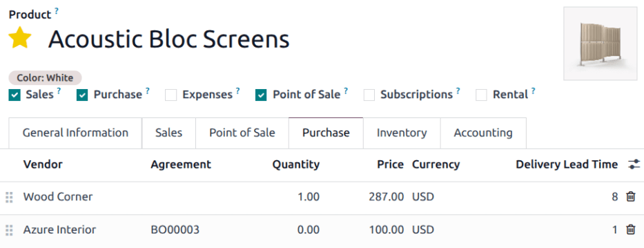 Termék űrlap újratöltési megállapodással, amely a keretszerződéshez kapcsolódik.