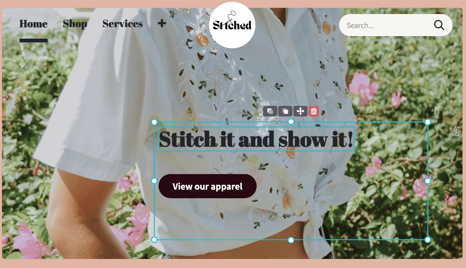 Blokk pozíciójának megváltoztatása