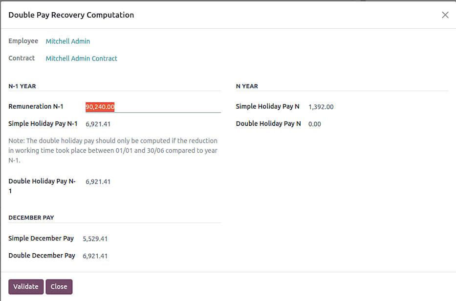 Decemberi fizetési összeg.