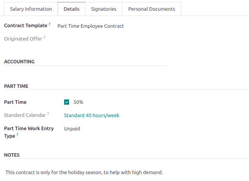A Részletek fül kitöltve.