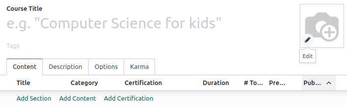 Hozza létre e-learning tanfolyamát.
