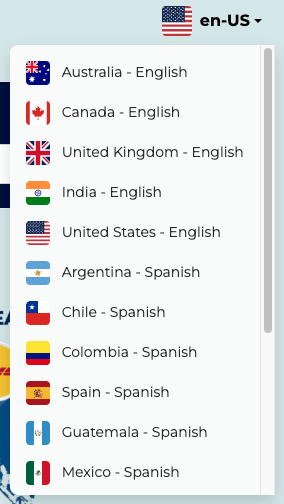 Regisztrációs folyamat a weboldalon az Envia.com segítségével.