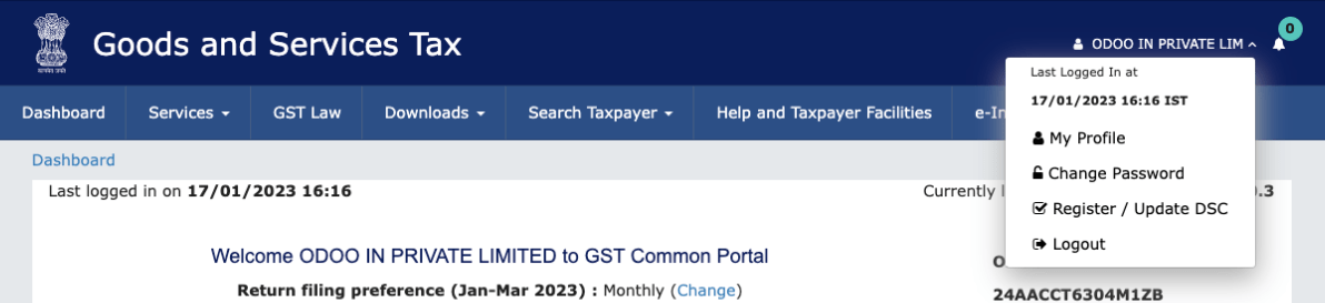 Kattintson a Saját profilra a profilból