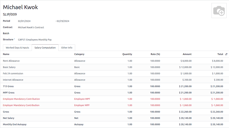 Hongkongi bérszámfejtés.