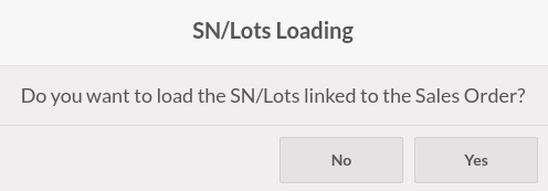 Felugró ablak a sorozatszám importálásához