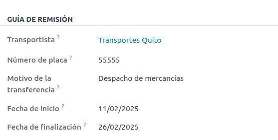 Szállítási útmutató beállításai.