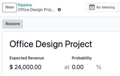 Elveszett lehetőség a Restore gomb hangsúlyozásával.