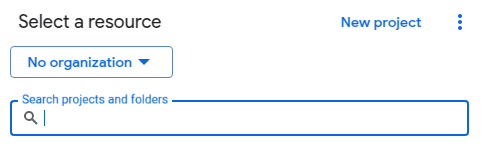 Hozzon létre egy új API projektet a hitelesítő adatok tárolásához.