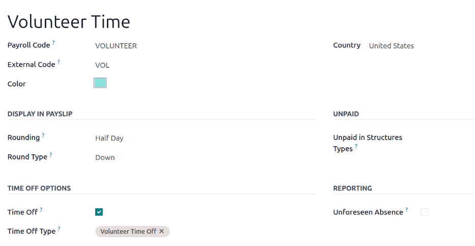 Új munkabejegyzés típus űrlap, amelyen minden mezőt ki kell tölteni.