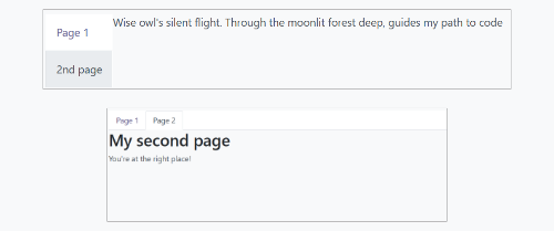Példák függőleges és vízszintes elrendezéssel