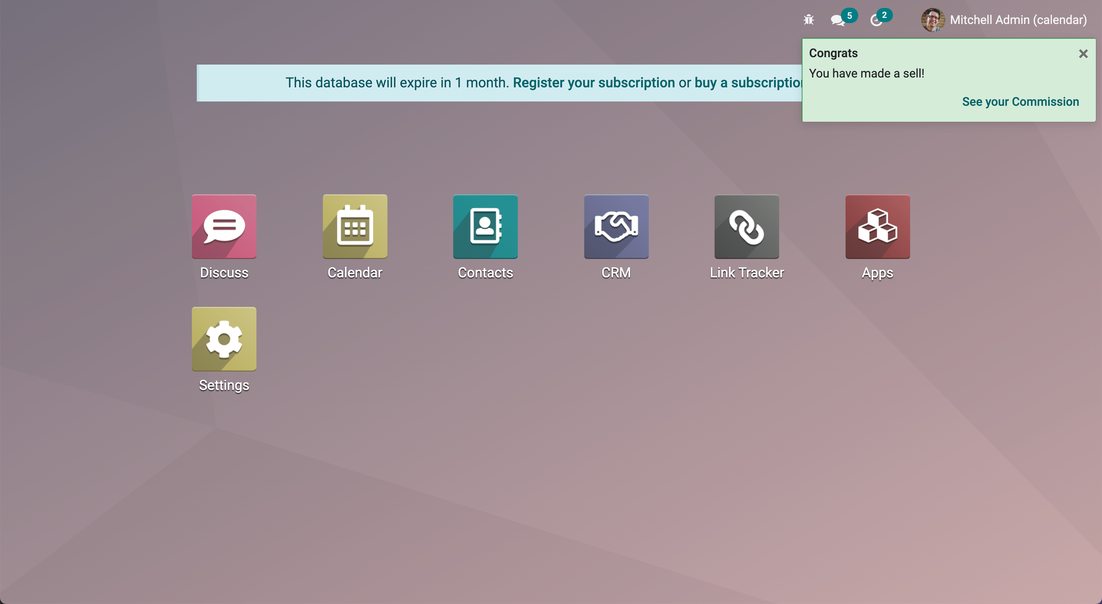 Értesítés példája