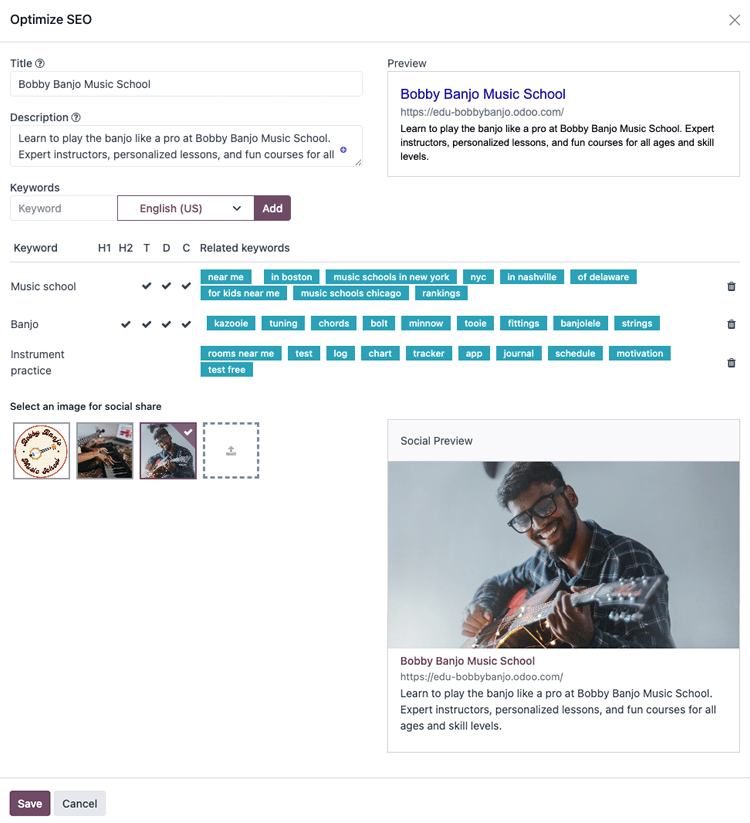 SEO optimalizálása