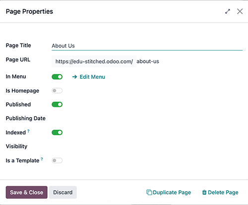 kapcsolja ki az „Indexed” mezőt