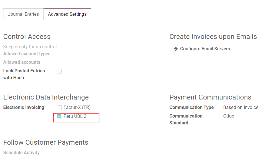 Folyóirat EDI mező.