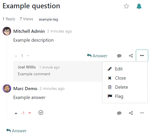 Bejegyzések műveletei