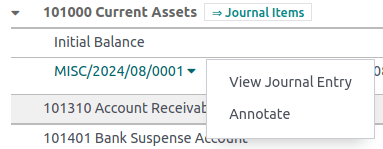 Jelentések megjegyzésekkel való ellátása.