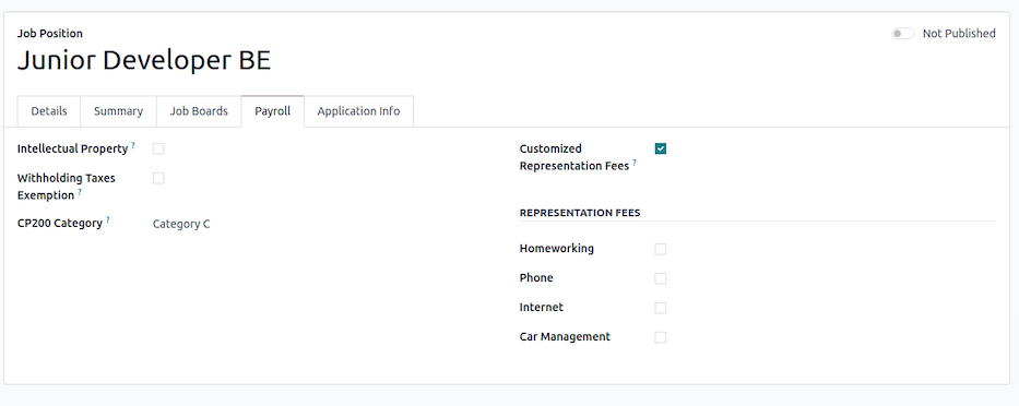Reprezentációs költségek munkakör.