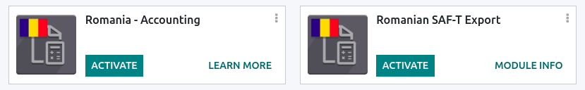 Modulok a román lokalizációhoz