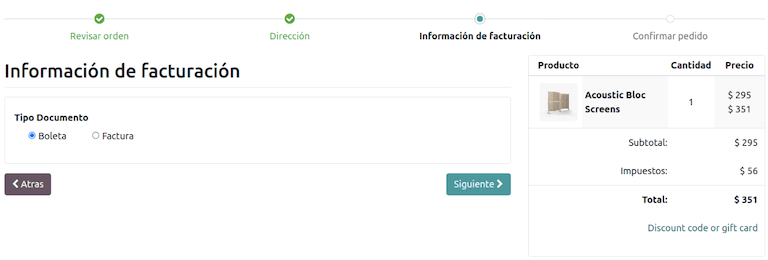 Opció EDI dokumentumokhoz az ügyfelek számára.