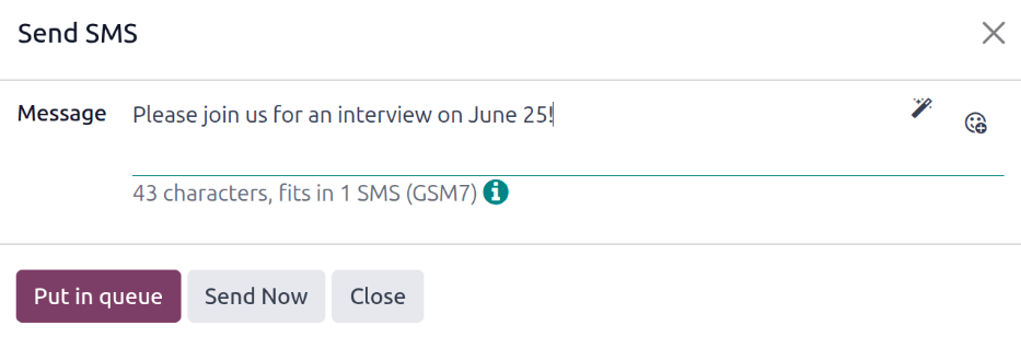 Küldjön szöveges üzenetet a találkozó résztvevőinek.