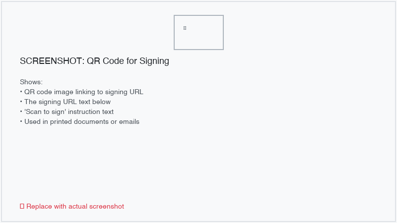 QR-kód egy aláírási URL-hez