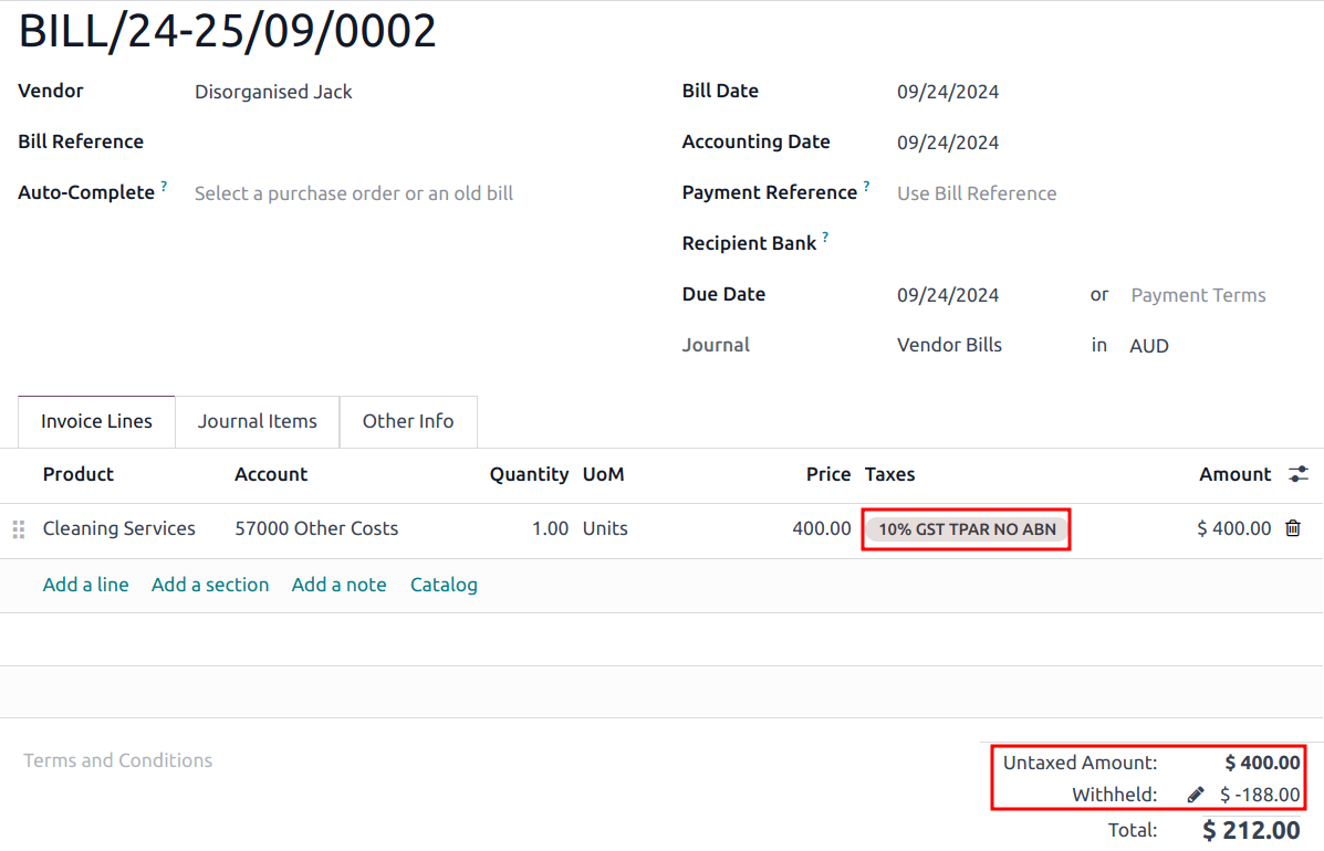 TPAR szállítói számla adótérképe