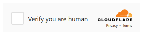 Cloudflare Turnstile emberi ellenőrző widget