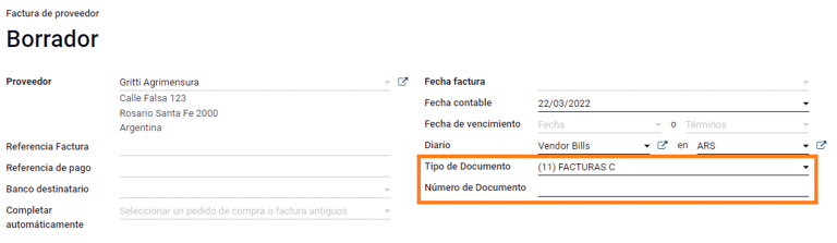 Szállítói számla dokumentumszáma.